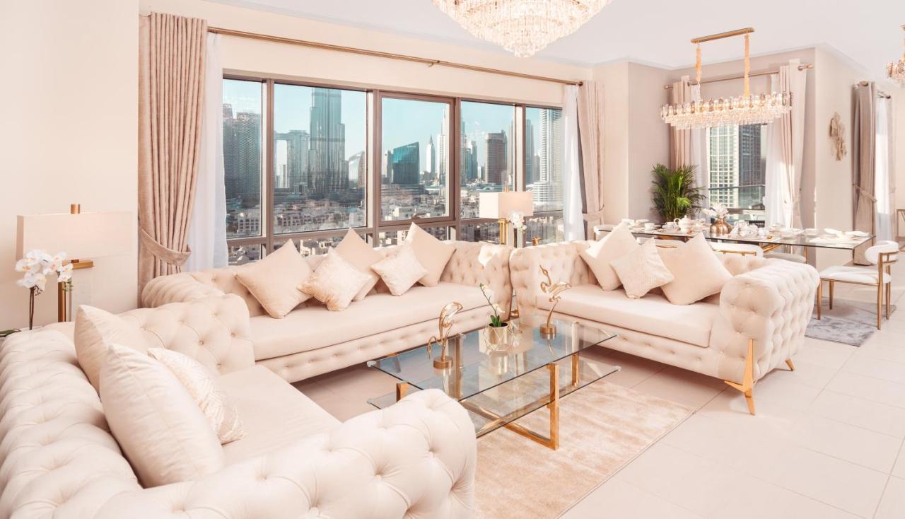 Elite Royal Apartment - Panoramic Full Burj Khalifa, Fountain & Skyline View - Baron Dubai Exterior foto